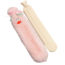 Load image into Gallery viewer, Extended Hot Water Bottle with Plush Cover