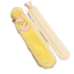 Extended Hot Water Bottle with Plush Cover