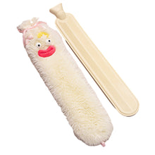 Load image into Gallery viewer, Extended Hot Water Bottle with Plush Cover