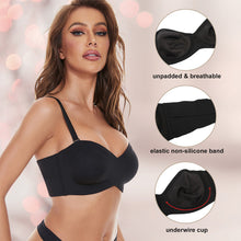Load image into Gallery viewer, Full Support Non-Slip Convertible Bandeau Bra