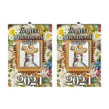 Load image into Gallery viewer, Weird Medieval Cats Calendar 2024