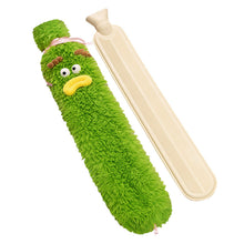 Load image into Gallery viewer, Extended Hot Water Bottle with Plush Cover