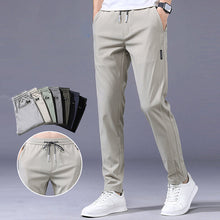 Load image into Gallery viewer, Men&#39;s Long Ice Silk Casual Trousers