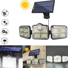 Load image into Gallery viewer, Triple LED Solar Wall Light
