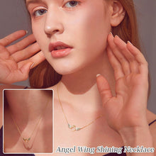 Load image into Gallery viewer, Shiny Necklace with Angel Wings