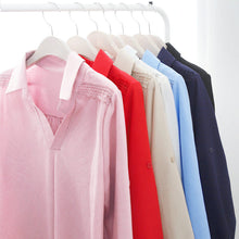 Load image into Gallery viewer, Women&#39;s V Neck Loose Long Sleeve Shirt