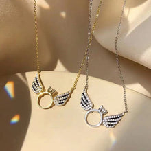 Load image into Gallery viewer, Shiny Necklace with Angel Wings