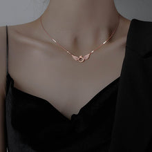 Load image into Gallery viewer, Shiny Necklace with Angel Wings