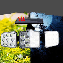 Load image into Gallery viewer, Triple LED Solar Wall Light