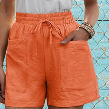 Load image into Gallery viewer, Women&#39;s Solid Color Two Pockets Short Trousers