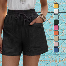 Load image into Gallery viewer, Women&#39;s Solid Color Two Pockets Short Trousers