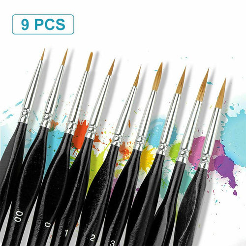 Miniature Paint Brushes Detail Set (9PCS)