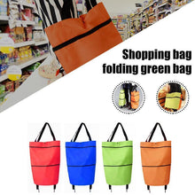 Load image into Gallery viewer, Foldable Shopping Trolley Tote Bag