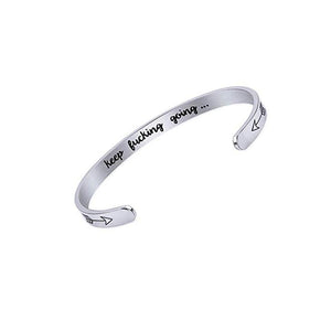 By Heart Cuff Bracelet-Inner Engraved