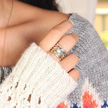 Load image into Gallery viewer, Moonstone Meditation Ring