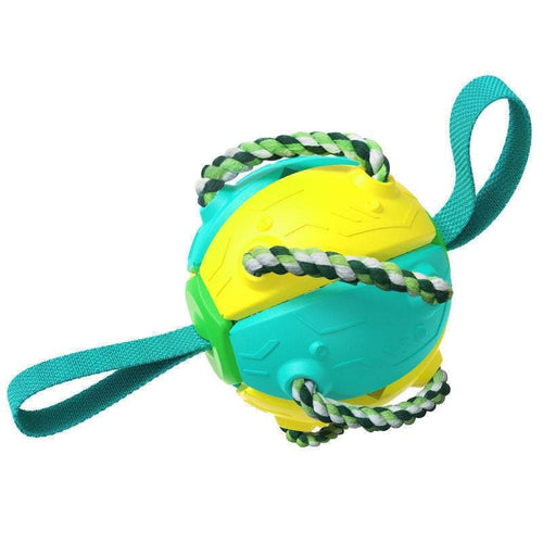 Bite-proof dog toy frisbee football