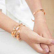 Load image into Gallery viewer, By Heart Cuff Bracelet-Inner Engraved