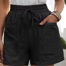 Load image into Gallery viewer, Women&#39;s Solid Color Two Pockets Short Trousers