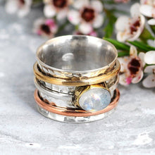 Load image into Gallery viewer, Moonstone Meditation Ring