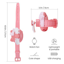 Load image into Gallery viewer, Kitty Cat Portable Watch Fan