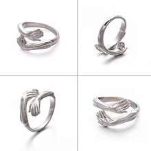 Load image into Gallery viewer, 2022 New-Couple Hug Ring Womens Day Gift Friends Mother Sister Girlfriend Gift