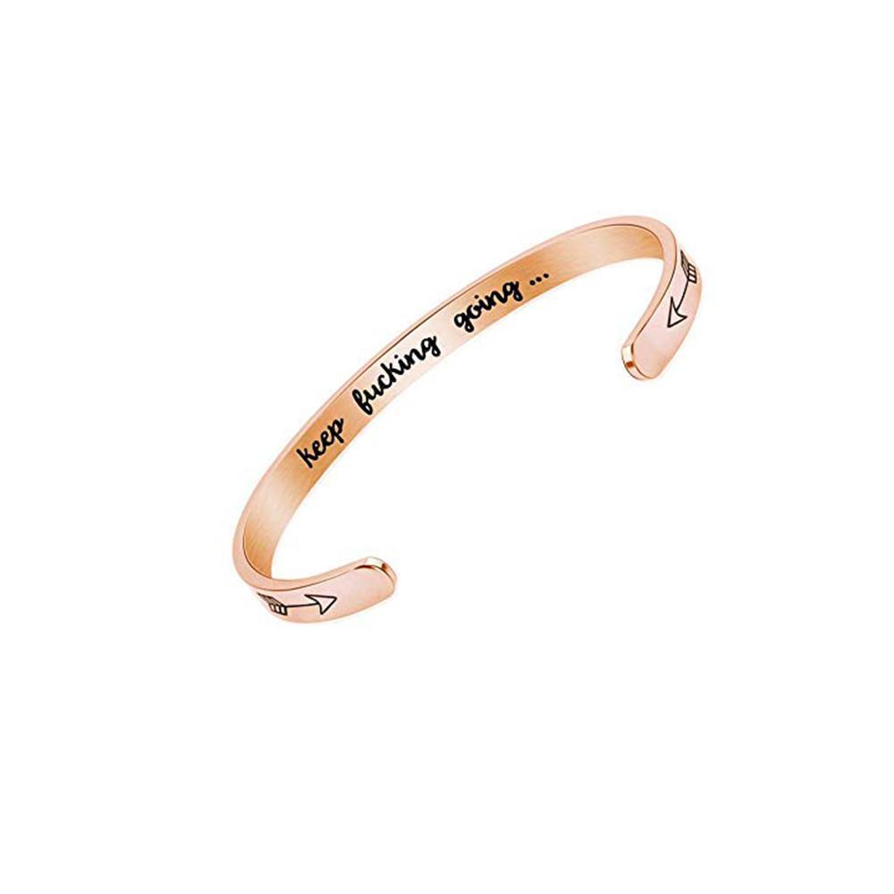 By Heart Cuff Bracelet-Inner Engraved