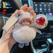Load image into Gallery viewer, Cute simulation plush squint doll