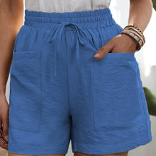 Load image into Gallery viewer, Women&#39;s Solid Color Two Pockets Short Trousers