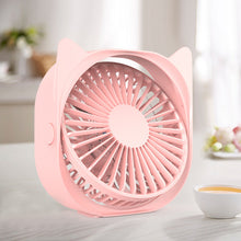 Load image into Gallery viewer, Cat Ear Mini Fan