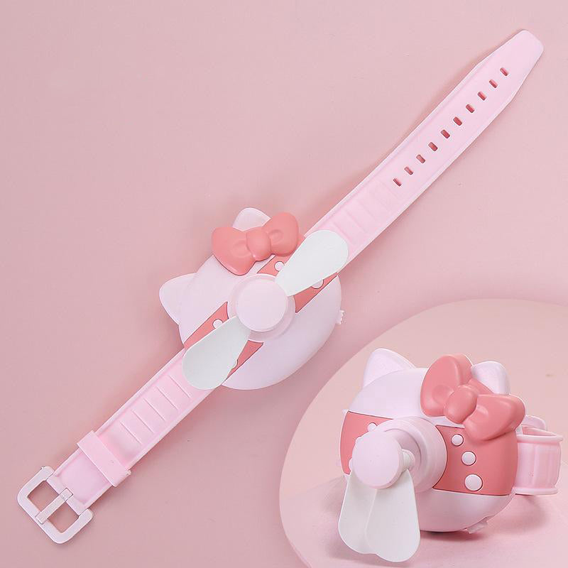 Kitty Cat Portable Watch Fan