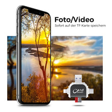 Load image into Gallery viewer, 4-in-1-Universal-SD-TF-Kartenleser mit mehreren Anschlüssen