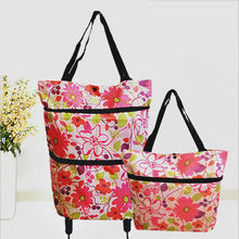 Load image into Gallery viewer, Foldable Shopping Trolley Tote Bag