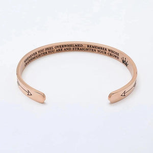 By Heart Cuff Bracelet-Inner Engraved