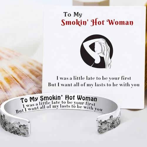 For My Beloved One Open Cuff Bracelet