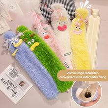 Load image into Gallery viewer, Extended Hot Water Bottle with Plush Cover