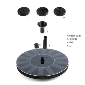 Solar Powered Water Fountain