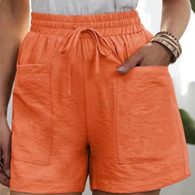 Load image into Gallery viewer, Women&#39;s Solid Color Two Pockets Short Trousers