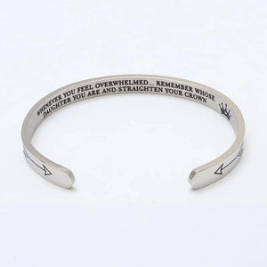 By Heart Cuff Bracelet-Inner Engraved