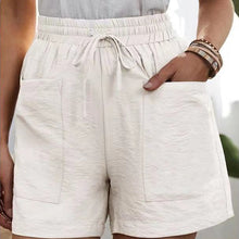 Load image into Gallery viewer, Women&#39;s Solid Color Two Pockets Short Trousers