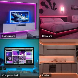 Colorful LED remote control light strip