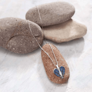 Angel Wings & Love Necklace