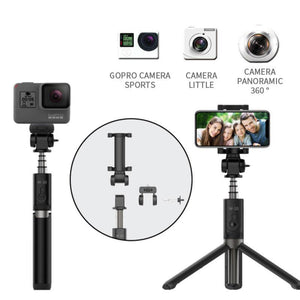 3 IN 1 WIRELESS BLUETOOTH SELFIE STICK