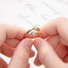 Load image into Gallery viewer, 2022 New-Couple Hug Ring Womens Day Gift Friends Mother Sister Girlfriend Gift