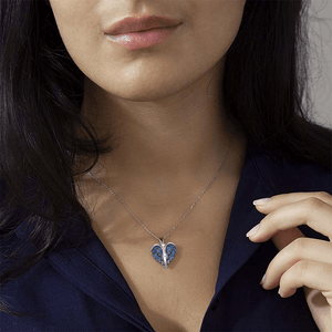 Angel Wings & Love Necklace