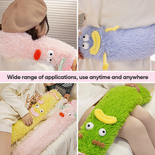 Load image into Gallery viewer, Extended Hot Water Bottle with Plush Cover