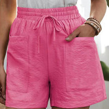 Load image into Gallery viewer, Women&#39;s Solid Color Two Pockets Short Trousers