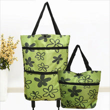 Load image into Gallery viewer, Foldable Shopping Trolley Tote Bag
