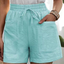 Load image into Gallery viewer, Women&#39;s Solid Color Two Pockets Short Trousers