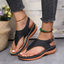 Load image into Gallery viewer, Women&#39;s Wedge Flip Flop Sandals