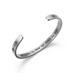 By Heart Cuff Bracelet-Inner Engraved